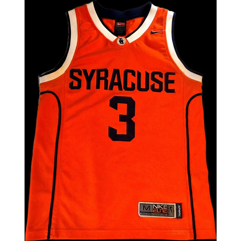 2000's Syracuse Orange NCAA  #3 Nike Elite Team Jersey College Basketball Size M